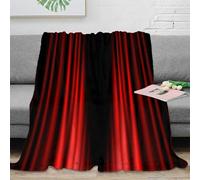 3D Printed red curtain stage Warm Blanket Microfiber Soft Cosy Bedding Breathable theatrical performance Living Room Throw Anti Static Fade Resistant for Kids Adults Families 60x80inch(150x200cm)