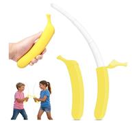 3D Printed Retractable Banana Sword - Extendable Plastic Katana Wand Toy for Adolescents Adults Cosplay, Holiday Role-Playing Prop with Funny Fake Anime Design