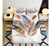 3D Printed Roaring Beast Fitted Sheet Microfiber Wild Forest Bed Cover Non Slip Bedroom Aesthetic Decor Multi Use 90x200x25cm