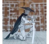 3D Printed Robot Action Figure | Multiarticular Mobile Robot, Articulated Figure | Funny A Knocked Down Model, Desktop Sensory Toys, Creative Collection, Gift