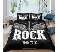 3D Printed Rock Quilt Cover, Microfiber Duvet Cover Hidden Zipper for Home