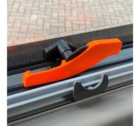 3D Printed RV Lock, No-Drill Security Latch for Camper & Motorhome, Orange 2-Pack