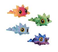 3D Printed Salamander Refrigerator Magnets -Cute& Decorative Fridge Magnets|Magnetic Cabinet and Locker Accessories(Set of 4)