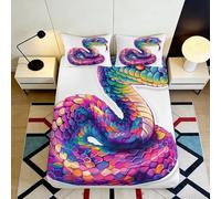 3D Printed Seagull Fitted Sheet Microfiber Non-Slip Deep Pocket Ocean Bedroom Mattress Fitted Cover Washable for Home 160x200x25cm