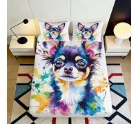 3D Printed Shiba Inu Fitted Sheet Microfiber Deep Pocket Non-Slip Bedroom Bedding Shiba Mattress Fitted Cover for Adults Youth 120x200x25cm
