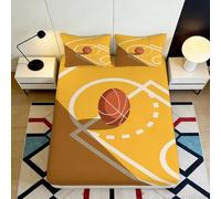 3D Printed Shiba Inu Pattern Fitted Sheet Microfiber Deep Pocket Non-Slip Bedding for Adults Teens Dog Mattress Fitted Cover Washable Bedroom Essentials 200x200x25cm