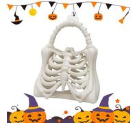3D Printed Skeleton Bone Bag, Skeleton Hand Bag for Halloween, Gothic Skull Purse, Spooky Accessory Fashion Shoulder Bags