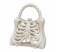 3D Printed Skeleton Bone Bag, Spooky Halloween Skeleton Ribcage Purse,Dark Aesthetic Accessory,Spooky Gothic Skeletons Bone Purse,for Bottle Travel Outing Makeup Youth Girl Parties (1pc)