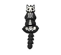 3D Printed Skeleton Cat Keychain Cute & Unique Halloween Themed For Cat Lovers Qvz189 (A, 10cm)