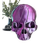 3D Printed Skull Fidget Toys - Gothic Flexible 3D Printing Skeleton Model - Spiral Skull Stress Relief Desk Toy - for Men Boys Girls Youth Teens Students Traveling Desk Bedroom Living Room Home Shelf