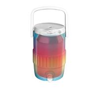 3D Printed Sleeve, Insulated Can Cooler, 2.59x2.59x5.9 Inches Drink Holder with Thermal Barrier, Reusable Beverage Jacket, Creative Cup with Textured Design, Travel Cooler for Beach and Pool