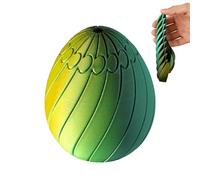 3d Printed Slippery Egg, Sensory Twisty Fidget Egg For Teens Adults Students Travelers Home Office Classroom Car Rides Travel