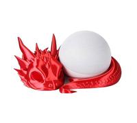 3D Printed Smart Speaker Holder | Dragon Stand 4th/5th Gen Artistic Desktop Bracket Decoration | PLA Speaker Mount for Bookshelf Desk Tech Lovers Fantasy Enthusiasts