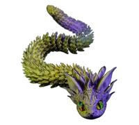 3D Printed Snake,12.13x2.36x2.36 In Articulated Flexible Snake With Realistic Eye Painting,Gradient Snakes Toy,cool Car Accessory,for Home And Office