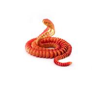 3d Printed Snake 3d Printer Animals Cobra Articulated for Home Office Executive Desk Decoration Surprise Fantasy Gifts-Laser Red||55cm/21.7in
