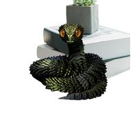 3D Printed Snake - Desktop Pet Articulated Serpent Collectibles, 1 Piece Creative Animal Model For Modern Decor, Flexible Jointed Reptiles, Desktop Ornaments For Girls, Kids And Adults Room