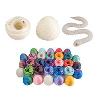 3D Printed Snake Egg with Snake Inside,3D Printed Animals Set, Fidget Toy Basket Stuffers for Kids Party Favors, Home Office Decor Executive Desk Toys for Autism/ADHD