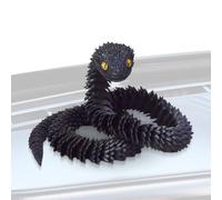 3D Printed Snake, Flexible Movement Articulated Toy, 2.5 Ft Realistic Collectible 3D Printed Snake for Desk Home Decoration Party Birthday