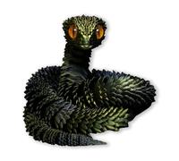3D Printed Snake,Full Articulated Snake Crystal Snake,3d Printed Fidget Toy, Collectable 3D Printed Animals for Home Office Decoration,Flexible Joints Home Decor Executive Desk Toys for Autisms/ADHDs