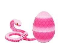 3d Printed Snake In Egg, Snake And Easter Egg Toy Set, 3D Printed Movable Realistic Snakes Toy With Eggs, Articulated Snakes Fidget Toys