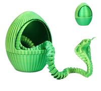 3D Printed Snake - Stress Relief Support, 60cm Flexible Jointed Snake, Movable Articulating Figure, PLA Accessory Case Executive Desk Toy | for