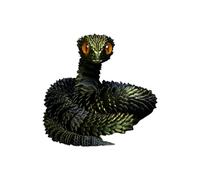 3D Printed Snake Toys - Articulated Flexible Snake Model, 3D Printed Art Realistic Movable vViper Figurine | Creative Resin Desktop Ornament & Fidget Toy for Kids, Teens, and Adults