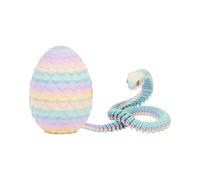 3D Printed Snake with Egg Crystal Dragon Fidget Toys,Easter Egg Dragon Egg 12In Dragon Toy,Inside Articulated Mystery Snake in Egg Flexible Joints Animals Surprise Eggs for Autism/ADHD (Camouflage)
