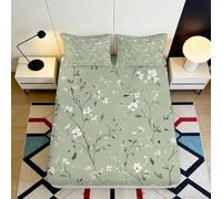 3D Printed Snowy Owl Fitted Sheet Microfiber Deep Pocket for Bedroom Bedding Owl Mattress Fitted Cover Non-Slip Full Wrap for Adults Small Double（120x200cm）