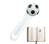 3D Printed Soccer Bookmarks,Sports Theme 3D Printed Reading Marks - School Office Sports Bookmarks - Ideal for Students Teens Reading Lovers Girls Kids Daughter Son College Dorm