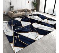 3D Printed Soft Bedroom Carpet Abstract Marble Geometric Lattice 60 X 120 Cm - Low Pile Carpet Non-Slip Area Rug - Home Decoration Door Mat - Washable - Anti-Stain, Non-Shedding, Nmentall -5304895384