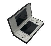 3D Printed Soft TPU Case for Anbernic RG DS Console Protective Flexible Cover Shell Anti-wear Shock-Resistant Washable Anti-Slip Case Without Effecting All Functions (Black)