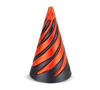 3D Printed Spiral Cone Toy Impossible Pyramid Passthrough Sculpture Mini Vortex Thread Illusion Pass Through Pyramid Toy for and Adults