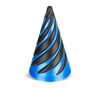 3D Printed Spiral Cone Toy Toy Stress Relief Impossible Pyramid Passthrough Sculpture Mini Vortex Thread Illusion Gifts for and Adults