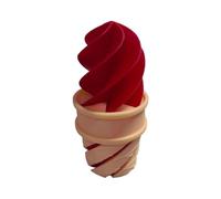 3D Printed Spiral Transforming Desk Toy Stress Sensory Educational Brain Teaser Decoration Unique Idea (Red, 12cm)