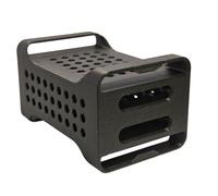 3D-Printed SSD Holder for Samsung T7 SSD, Secure Storage Case with Slide-Out Cover and Cooling Vents for Samsung T7 Portable Solid State Drive, Cable Management Accessory (Two Slots)