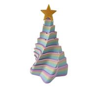 3D Printed Star Fidget, Multi-Color Telescopic Toy, 7.48x4.41 Inches Increase Atmosphere, Pull-Out Tree Design, Novelty Desk Toy for Stress Reliever, Center