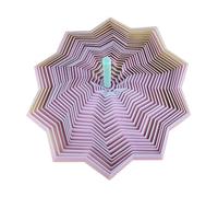 3D Printed Star Fractals Hexagon with Handle Whirling Spirals Design Star Shape Fidgety Toy Decorative Ornament Gift Decorative Ornament Hook