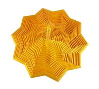 3D Printed Star Hexagon with Handle Whirling Spirals Design,Star Shape Fidgety Toy Decorative Ornament