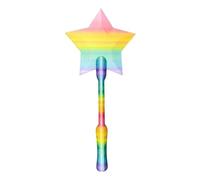 3D Printed Star Magic Wand Tap-to-Pay Contactless Card Holder - 14 Inch Colorful Credit/Debit Card Wand for Kids - Fun Tap-to-Pay Payment Tool with Hidden Compartment for Shopping, Birthdays & Holiday