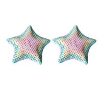 3D Printed Starfish | 2 Pieces Sensory Fidget Star | Flexible Playful Starfish | Cute Colorful Articulated Starfishs Toy | Multi-Joint Movable Fidgets Star Ornament for Relaxation (Random Color)