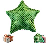 3D Printed Starfish Toy, 3D Printed Playful Starfish Fidget Toys, Decompression Funny Fidget Model, Stretch Anti Movable Toy Ornament, Stress Relief Adult Kids Gifts (Green, 12cm)