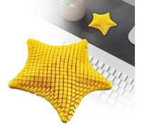 3D Printed Starfish Toy, 3D Printed Playful Starfish Fidget Toys, Decompression Funny Fidget Model, Stretch Anti Movable Toy Ornament, Stress Relief Adult Kids Gifts (Yellow, 16cm)
