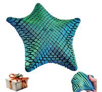 3D Printed Starfish Toy, 3D Printed Playful Starfish Fidget Toys, Decompression Funny Fidget Model, Stretch Anti Movable Toy Ornament, Stress Relief Adult Kids Gifts (Blue, 12cm)