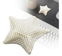 3D Printed Starfish Toy, 3D Printed Playful Starfish Fidget Toys, Decompression Funny Fidget Model, Stretch Anti Movable Toy Ornament, Stress Relief Adult Kids Gifts (White, 16cm)