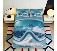 3D Printed Starry River Fitted Sheet Microfiber Deep Pocket Bedroom Bedding Starry Mattress Fitted Cover Adults Super King（200x200cm）