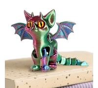 3D Printed Statue - Movable Collectable Animal Character Decoration with Movable Joints, Artistic Display with Detailed Design, Home Decoration for Living Room, Bedroom