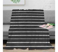3D Printed Striped pattern Cozy Throw Blanket Microfiber Warm Soft Bedding Cosy Modern minimalist design Throw Blanket Thoughtful Gift for Parents Grandparents Family Members 80×90inch(200x230cm)