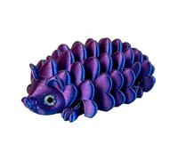 3d Printed Stuff 3d Printed Mini Animals Hedgehog 7.5cm/3in for Stress Relief Home Office Decompression Decor Executive Desk Toys-Laser Purple