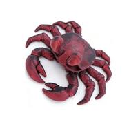 3d Printed Stuff 3d Printed Toy Crab 12cm/19.69in for Home Office Executive Desk Decoration Surprise Fantasy Gifts-Dark Black Red