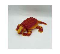 3d Printed Stuff 3d Prints Alligator Snapping Turtle Mouth Movable Articulated for Surprise Fantasy Gifts Aquarium Landscaping-Red Crystal||19cm/7.5in